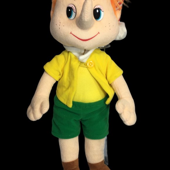 Zhenjiang Lian Yew Elf Pinocchio Plush Stuffed Poseable Doll 18" RARE VHTF - Picture 2 of 11